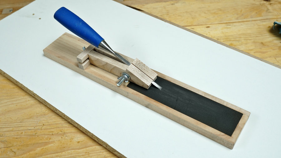 How To Make A Chisel Sharpening Jig IBUILDIT.CA